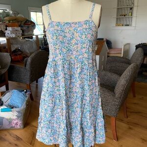 Old Navy Blue Floral Dress